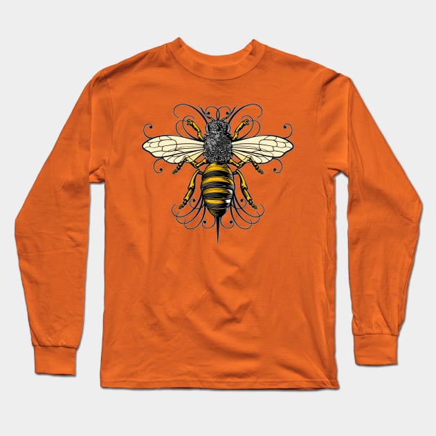 bumblebee Long Sleeve T-Shirt by HornArt
